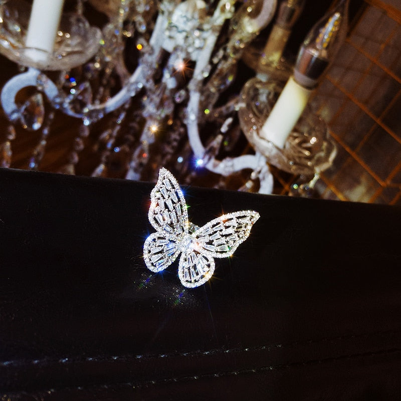 Peris Gems Bai / Resizable Luxurious Diamond Butterfly Ring Collection for Women SHEIN Amazon Temu