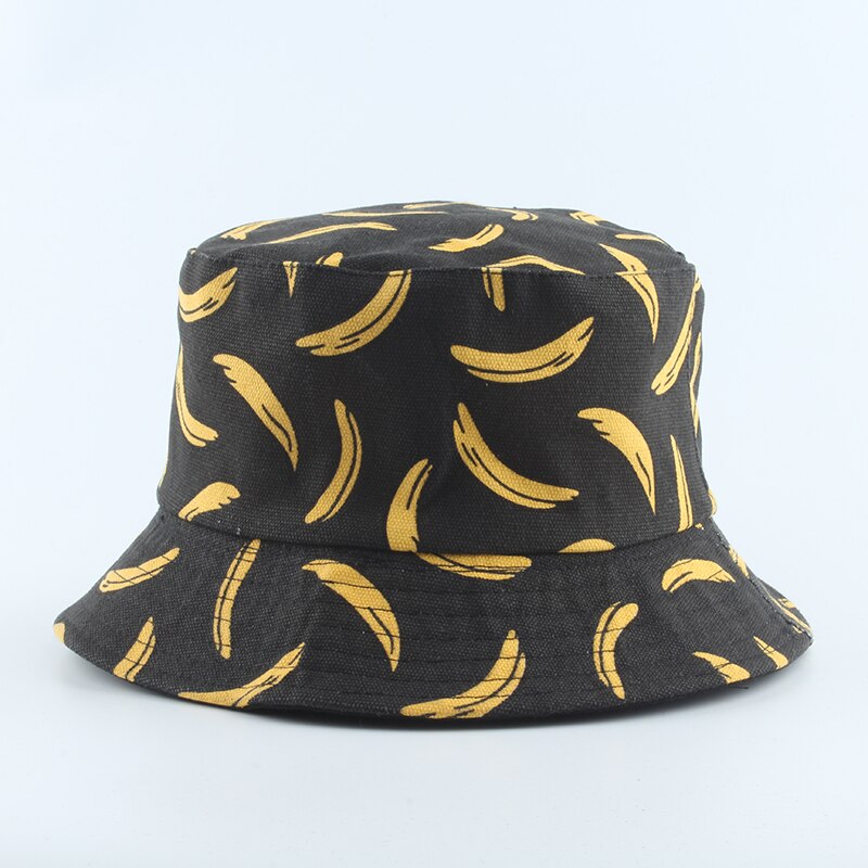 Peris Gems Banana Print Bucket Fishermans Hats Unisex SHEIN Amazon Temu
