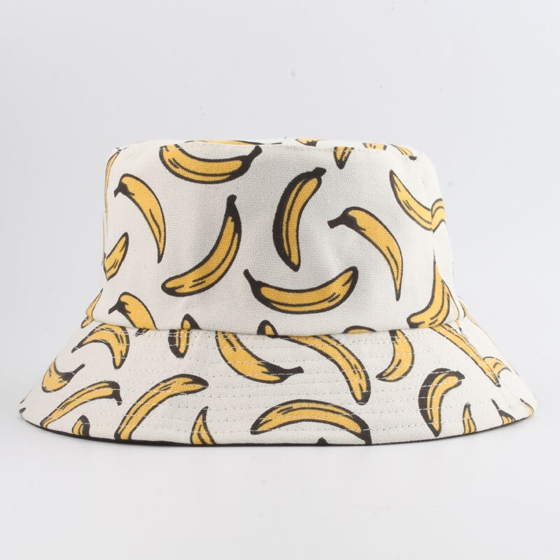 Peris Gems Banana Print Bucket Fishermans Hats Unisex SHEIN Amazon Temu
