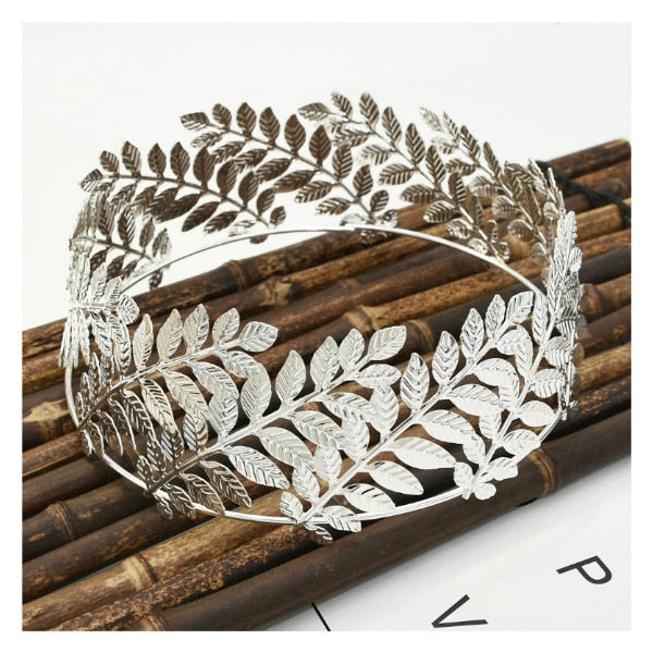 Peris Gems Baroque Gold Leaf Headband Crown Tiara for Women | Greek Goddess Hair Accessories SHEIN Amazon Temu