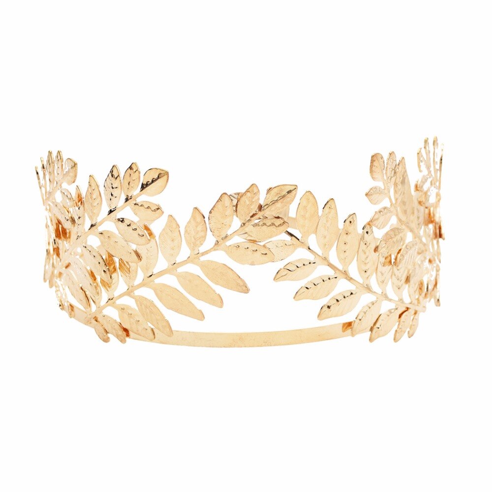 Peris Gems Baroque Gold Leaf Headband Crown Tiara for Women | Greek Goddess Hair Accessories SHEIN Amazon Temu
