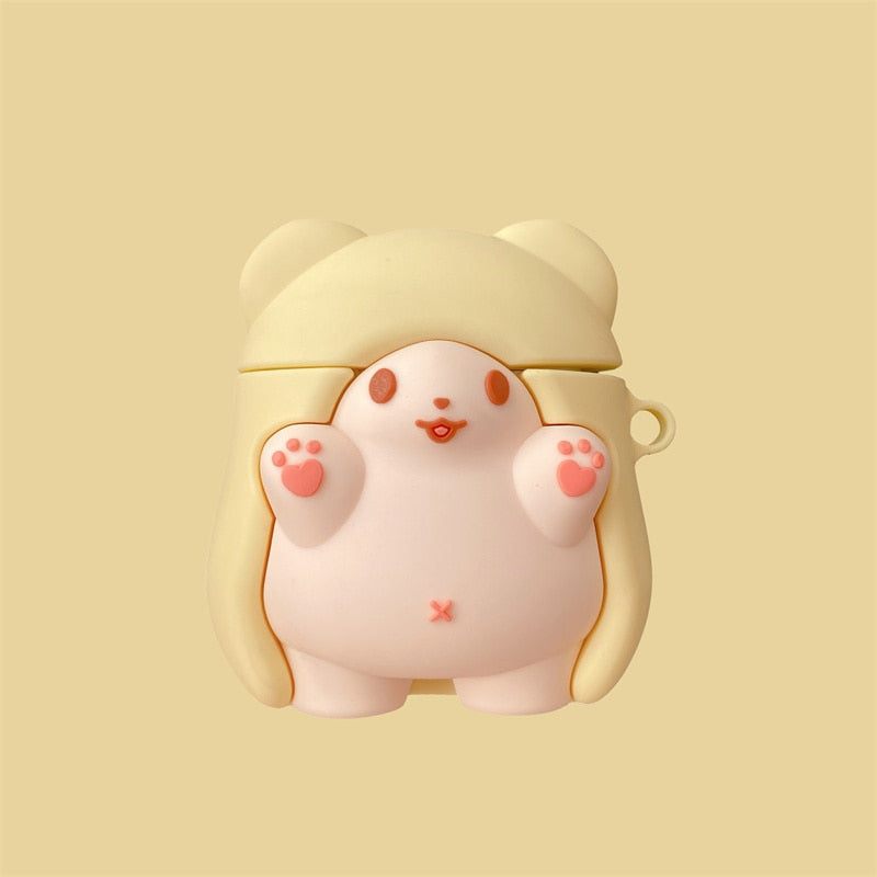 Peris Gems Bear / for AirPods 1 Japanese Style Lucky Cat Silicone AirPod Pro Protective Case SHEIN Amazon Temu