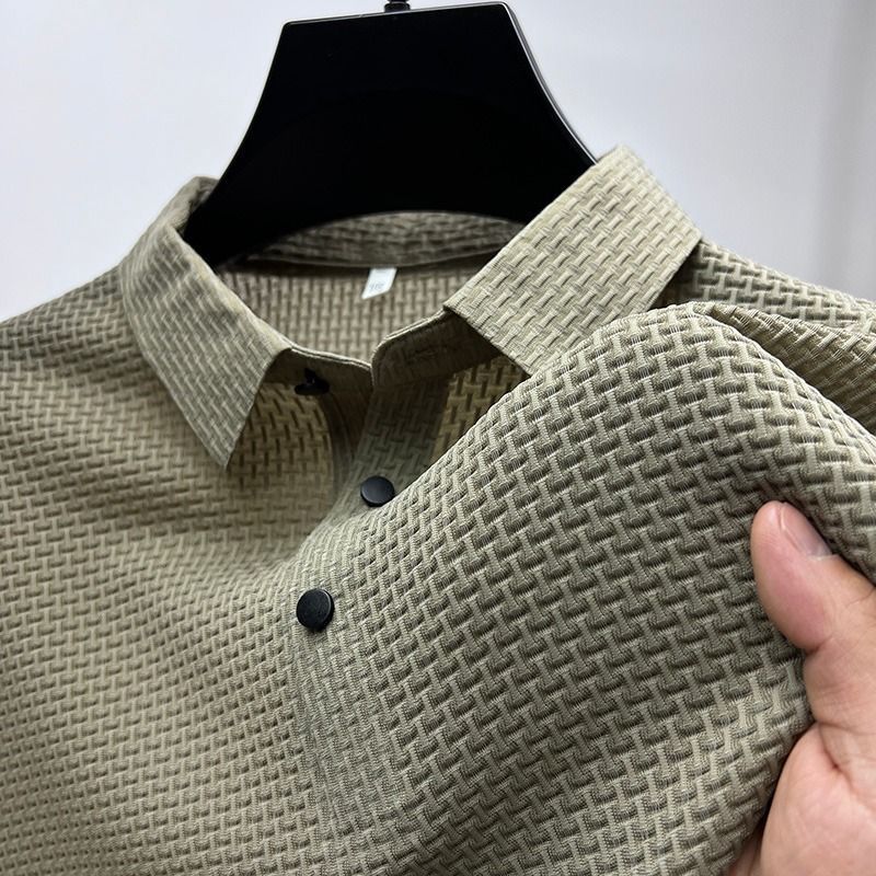 Peris Gems Beige-Apricot / M Breathable Business Polo Shirts for Men | Soft Polo Shirts SHEIN Amazon Temu