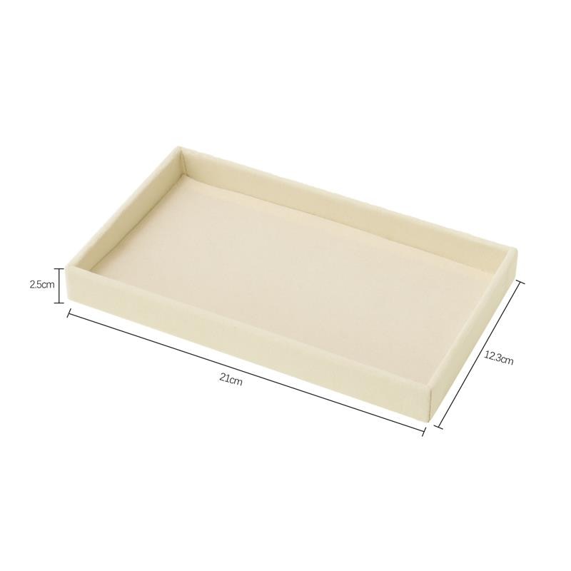 Peris Gems Beige B Velvet Jewelry Display Stackable Tray Case SHEIN Amazon Temu
