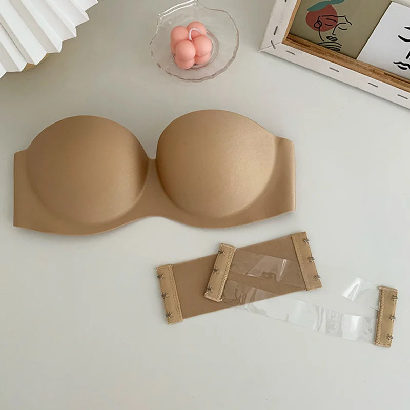 Peris Gems Beige with 2 straps / One Size / 38 85 FINETOO Sexy Strapless Bras Women Wireless Bralette Soft Female Underwear Ladies Seamless Bras Invisible Bra With 2pcs Straps FINETOO Sexy Strapless Bras Women Wireless Bralette Soft Female Underwear Ladies Seamless Bras Invisible Bra With 2pcs Straps SHEIN Amazon Temu