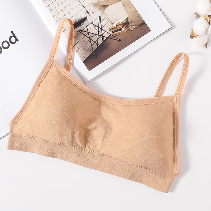 Peris Gems beige / XL Seamless Tube Top Bra Backless Non-Wire Underwear Sexy Lingerie Women&