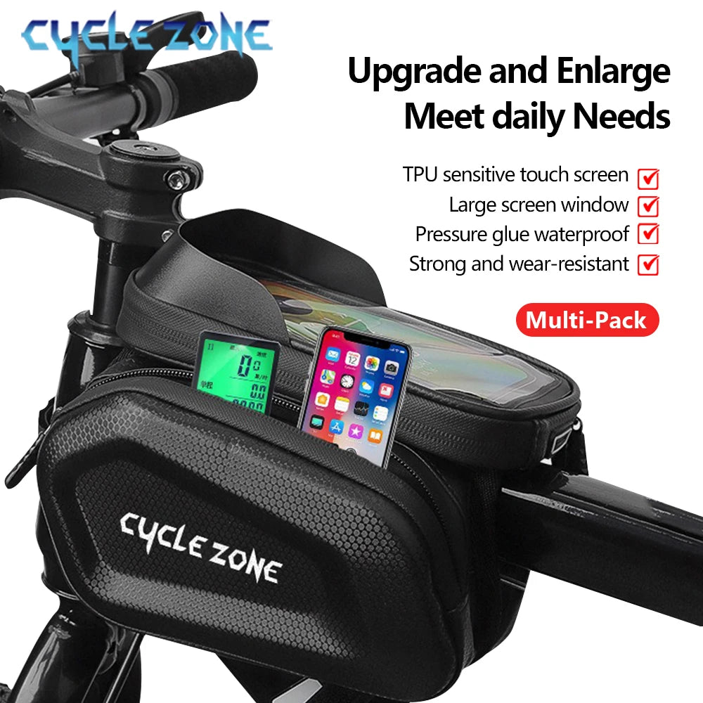 Peris Gems Bicycle Bags Bike Top Front Tube Frame Bag Touchscreen Phone Holder Case Storage MTB Road Bike Bag Cycling Accessories and Parts Bicycle Bags Bike Top Front Tube Frame Bag Touchscreen Phone Holder Case Storage MTB Road Bike Bag Cycling Accessories and Parts SHEIN Amazon Temu