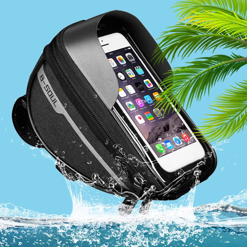 Peris Gems Bicycle Frame Front Top Tube Bike Bag Handlebar Cell Mobile Phone Bag Waterproof Touch Screen Phone Holder Cycling Accessories Bicycle Frame Front Top Tube Bike Bag Handlebar Cell Mobile Phone Bag Waterproof Touch Screen Phone Holder Cycling Accessories SHEIN Amazon Temu