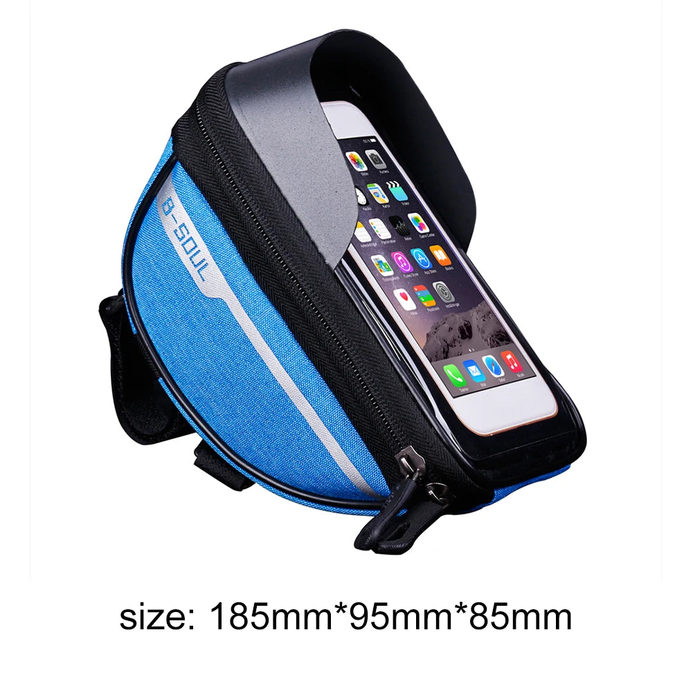Peris Gems Bicycle Frame Front Top Tube Bike Bag Handlebar Cell Mobile Phone Bag Waterproof Touch Screen Phone Holder Cycling Accessories Bicycle Frame Front Top Tube Bike Bag Handlebar Cell Mobile Phone Bag Waterproof Touch Screen Phone Holder Cycling Accessories SHEIN Amazon Temu