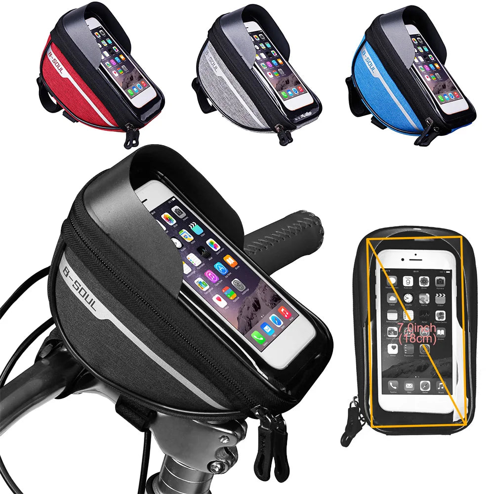 Peris Gems Bicycle Frame Front Top Tube Bike Bag Handlebar Cell Mobile Phone Bag Waterproof Touch Screen Phone Holder Cycling Accessories Bicycle Frame Front Top Tube Bike Bag Handlebar Cell Mobile Phone Bag Waterproof Touch Screen Phone Holder Cycling Accessories SHEIN Amazon Temu