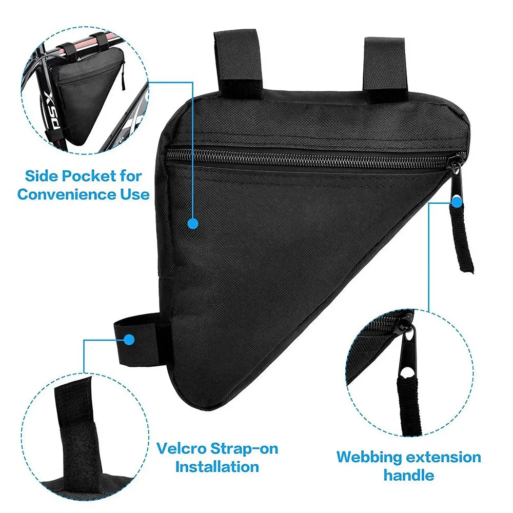 Peris Gems Bicycle Triangle Tool Kit Bag Front Tube Frame Saddle Storage Bag Waterproof Pouch Durable Bike Bag Bicycle Triangle Tool Kit Bag Front Tube Frame Saddle Storage Bag Waterproof Pouch Durable Bike Bag SHEIN Amazon Temu