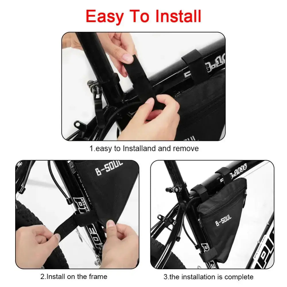 Peris Gems Bicycle Triangle Tool Kit Bag Front Tube Frame Saddle Storage Bag Waterproof Pouch Durable Bike Bag Bicycle Triangle Tool Kit Bag Front Tube Frame Saddle Storage Bag Waterproof Pouch Durable Bike Bag SHEIN Amazon Temu