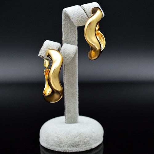 Peris Gems Big Round Hoop Earrings for Women | Gold Party Earrings SHEIN Amazon Temu
