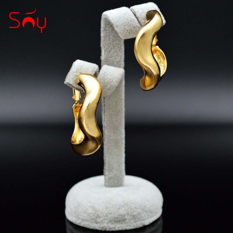 Peris Gems Big Round Hoop Earrings for Women | Gold Party Earrings SHEIN Amazon Temu