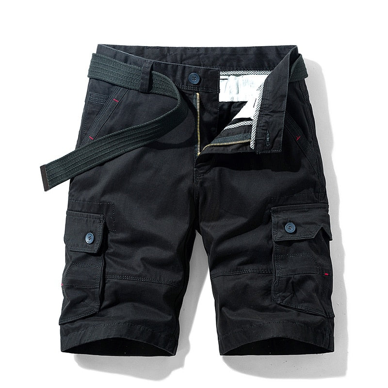 Peris Gems Black 01 / 28 Classic Pocketed Cotton Camo Cargo Shorts for Men SHEIN Amazon Temu