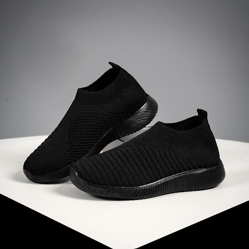 Peris Gems Black / 35 Soft Knitted Mesh Slip-On Shoes for Women | Comfortable Walking Shoe Soft Knitted Mesh Slip-On Shoes for Women | Walking Shoe SHEIN Amazon Temu