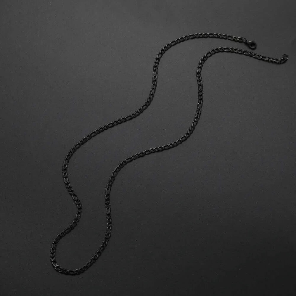 Peris Gems black / 50cm 4mm Wide Steel Necklace Collection Unisex SHEIN Amazon Temu