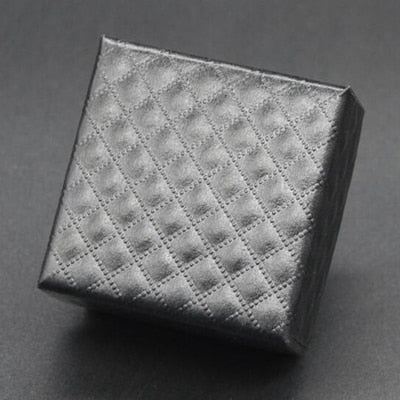 Peris Gems Black / 5x5x3cm Quilted Faux Leather Square Jewelry Storage Box | 5x5x3cm Storage Box Quilted Faux Leather Square Jewelry Storage Box |5x5x3cm Box SHEIN Amazon Temu