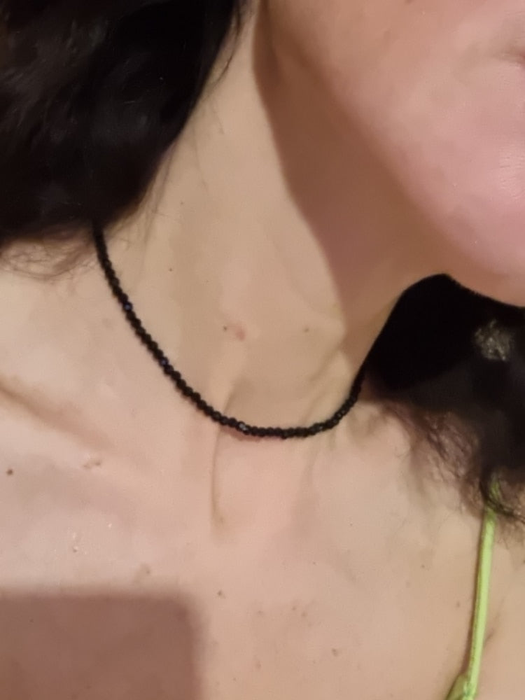 Peris Gems Black Bead Choker Necklace for Women | Gold Necklace SHEIN Amazon Temu