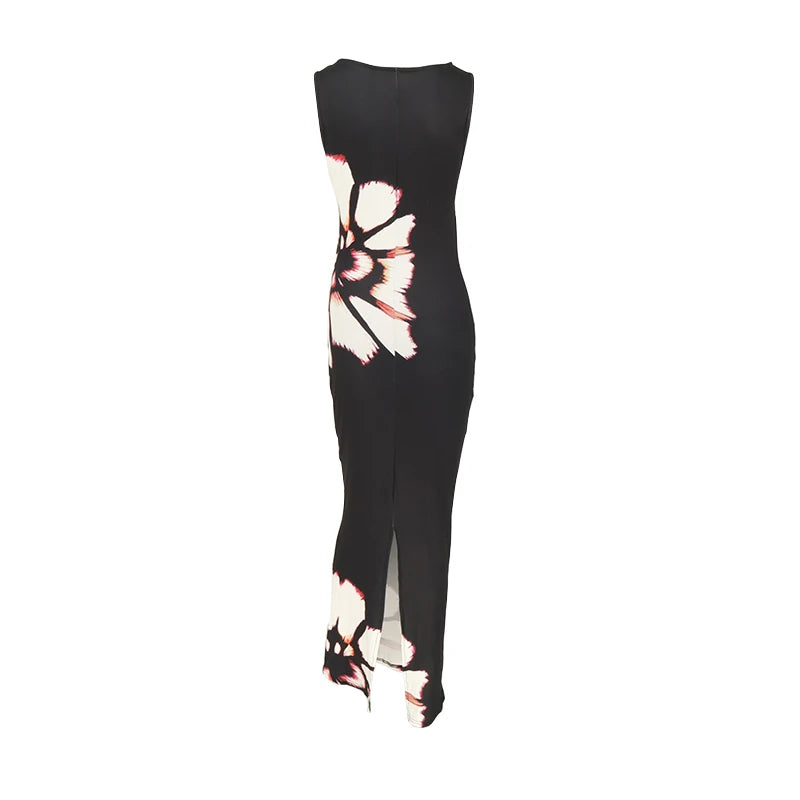 Peris Gems Black Dresses Women Summer New O-Neck Sleeveless Sexy Clubwear Hollow Out Dress Fashion Print Casual Elegant Slim Female Dresses Black Dresses Women Summer New O-Neck Sleeveless Sexy Clubwear Hollow Out Dress Fashion Print Casual Elegant Slim Female Dresses SHEIN Amazon Temu