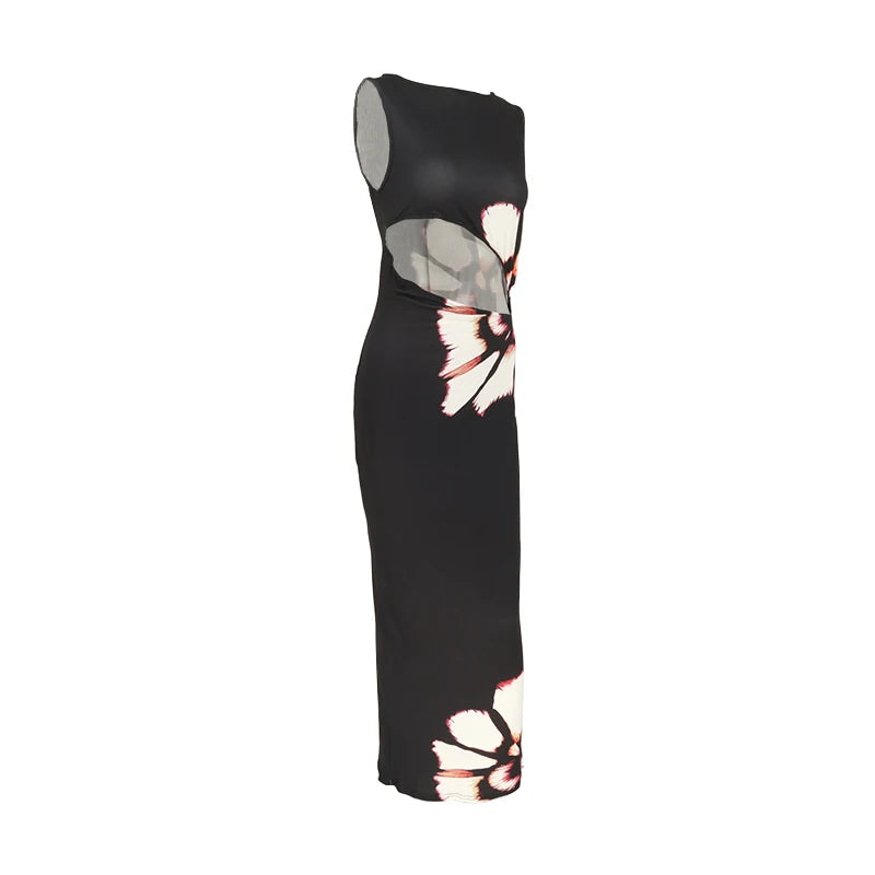 Peris Gems Black Dresses Women Summer New O-Neck Sleeveless Sexy Clubwear Hollow Out Dress Fashion Print Casual Elegant Slim Female Dresses Black Dresses Women Summer New O-Neck Sleeveless Sexy Clubwear Hollow Out Dress Fashion Print Casual Elegant Slim Female Dresses SHEIN Amazon Temu