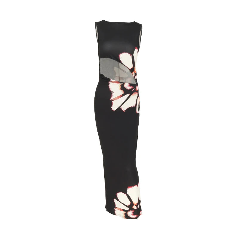 Peris Gems Black Dresses Women Summer New O-Neck Sleeveless Sexy Clubwear Hollow Out Dress Fashion Print Casual Elegant Slim Female Dresses Black Dresses Women Summer New O-Neck Sleeveless Sexy Clubwear Hollow Out Dress Fashion Print Casual Elegant Slim Female Dresses SHEIN Amazon Temu