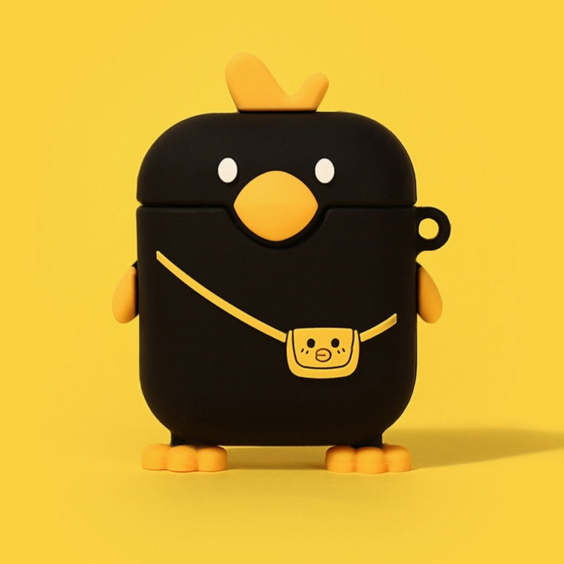 Peris Gems Black Duck / for AirPods 2 Japanese Style Lucky Cat Silicone AirPod Pro Protective Case SHEIN Amazon Temu