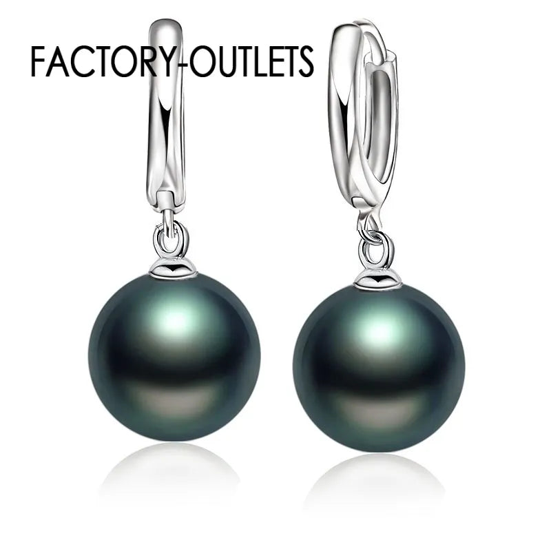 Peris Gems Black Earring Pearl 925 Silver Needle Dangle Earrings for Women SHEIN Amazon Temu