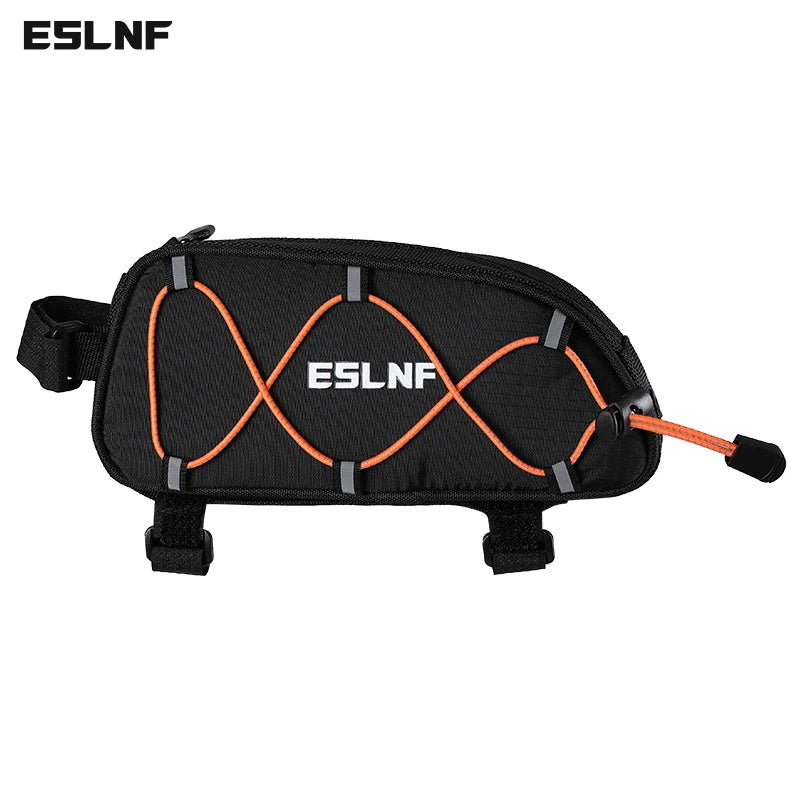Peris Gems Black ESLNF Bike bag Mountain Road Bike Reflective Waterproof Tube Bag Portable Storage Front Tube Bag Free Replacement Of Reflective ESLNF Bike bag Mountain Road Bike Reflective Waterproof Tube Bag Portable Storage Front Tube Bag Free Replacement Of Reflective SHEIN Amazon Temu