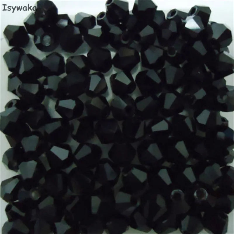 Peris Gems Black Glass Bead 100pc Loose Spacer Stones for DIY Jewelry SHEIN Amazon Temu