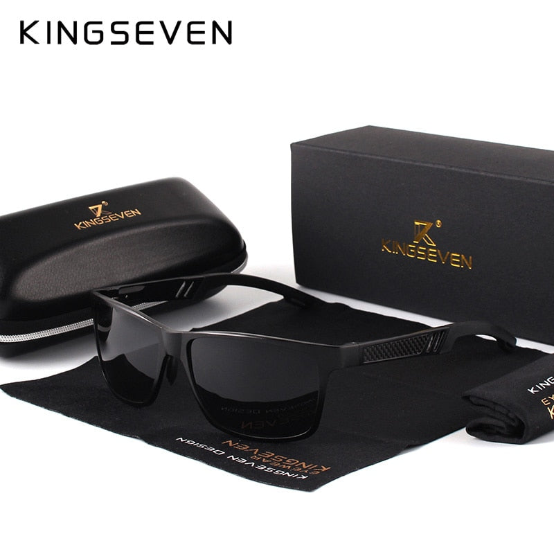 Peris Gems Black Gray Rectangular Aluminum Polarized Sunglasses for Men SHEIN Amazon Temu