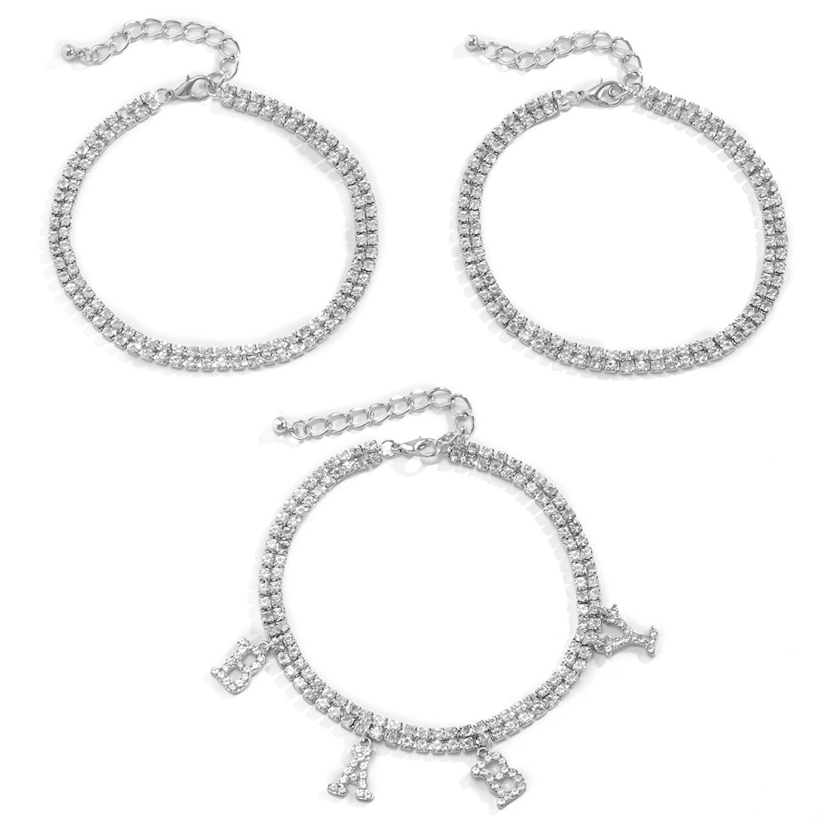 Peris Gems Black Gun Plated Shiny Diamond Cuban Chain Anklets for Women SHEIN Amazon Temu