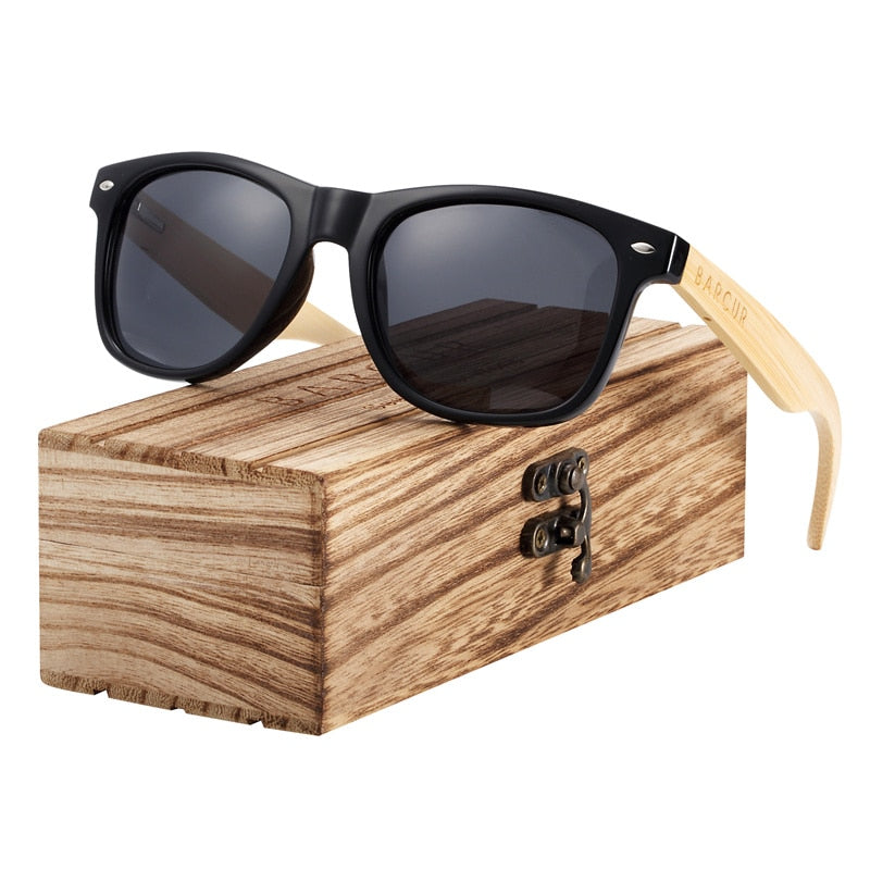 Peris Gems Black Handmade Bamboo Polarized Sunglasses for Men SHEIN Amazon Temu