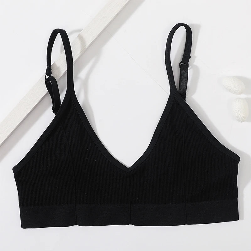 Peris Gems black / L Seamless Tube Tops Bras For Women U-shaped Back Sexy Lingerie Female Bralette Adjust Strap Bandeau Bra Ribbed Sports Underwear Seamless Tube Tops Bras For Women U-shaped Back Sexy Lingerie Female Bralette Adjust Strap Bandeau Bra Ribbed Sports Underwear SHEIN Amazon Temu