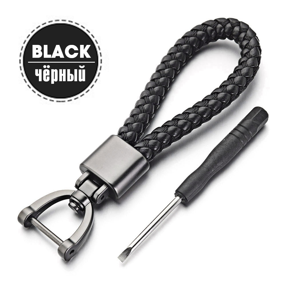 Peris Gems Black Leather Horseshoe Buckle Keychain | 360 Degree Detachable Keychain Leather Horseshoe Buckle Keychain | 360 Degree Keychain SHEIN Amazon Temu