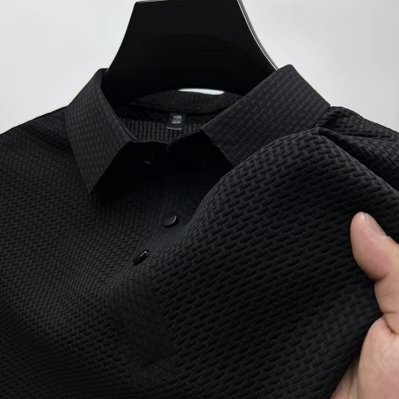Peris Gems Black / M Breathable Business Polo Shirts for Men | Soft Polo Shirts SHEIN Amazon Temu