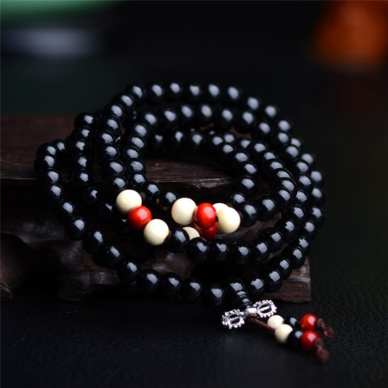 Peris Gems Black Natural Sandalwood 8MM Rosary Prayer Beads Unisex SHEIN Amazon Temu
