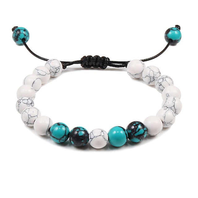Peris Gems Black Pine Black Lava Stone Bracelets | Braided Charm Beads Bracelet SHEIN Amazon Temu
