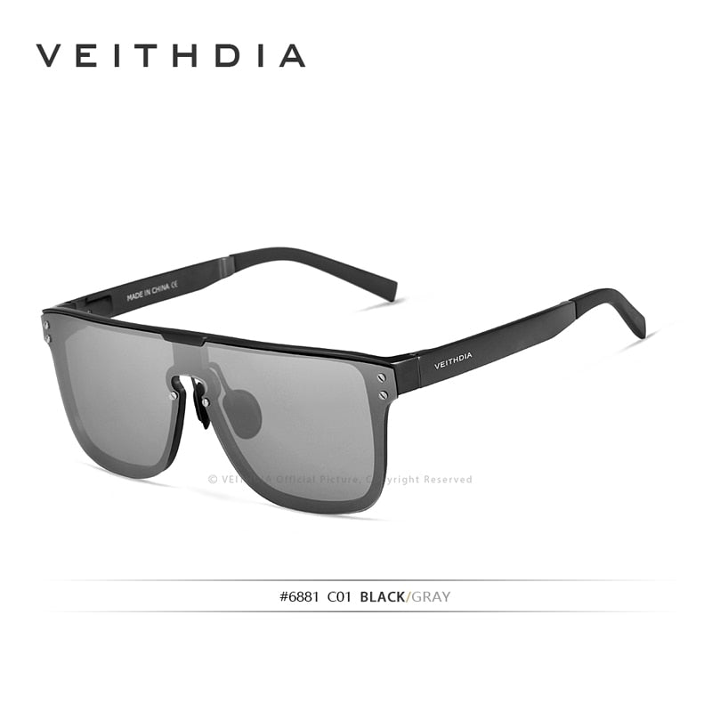 Peris Gems Black Retro Polarized Aluminum UV400 Lens Sunglasses Unisex SHEIN Amazon Temu