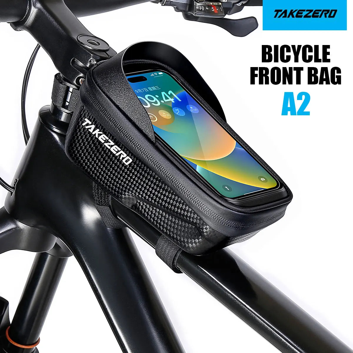 Peris Gems black TAKEZERO A2 Mountain Bicycle Bag - Hard Shell EVA Front Bar Bag for Road Bikes, Mobile Phone Handlebar Bag - Cycling Equipment TAKEZERO A2 Mountain Bicycle Bag - Hard Shell EVA Front Bar Bag for Road Bikes, Mobile Phone Handlebar Bag - Cycling Equipment SHEIN Amazon Temu