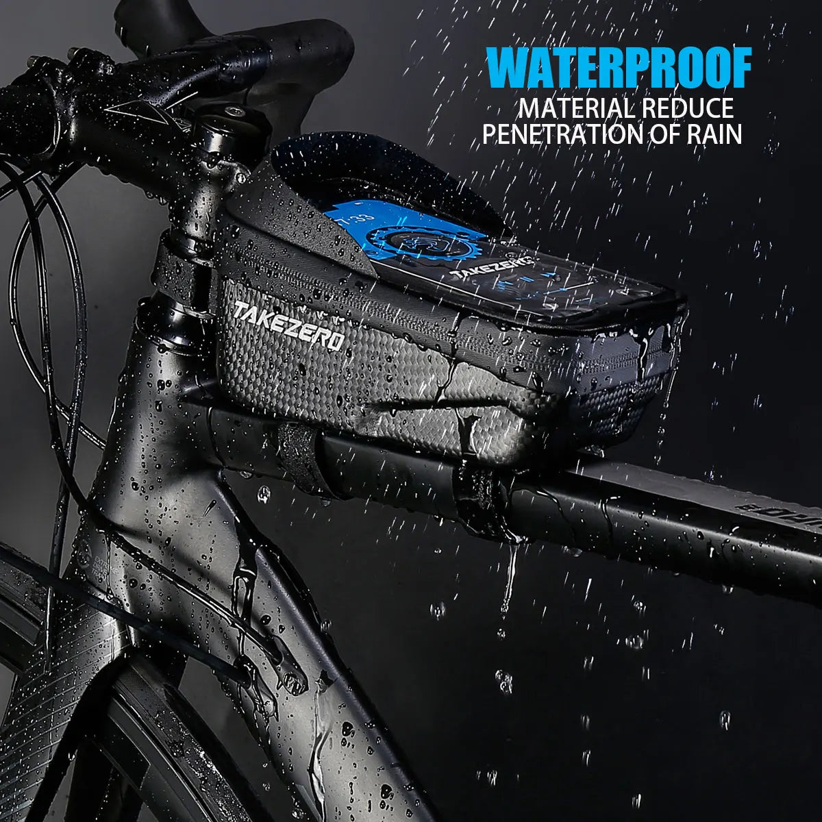 Peris Gems black TAKEZERO A2 Mountain Bicycle Bag - Hard Shell EVA Front Bar Bag for Road Bikes, Mobile Phone Handlebar Bag - Cycling Equipment TAKEZERO A2 Mountain Bicycle Bag - Hard Shell EVA Front Bar Bag for Road Bikes, Mobile Phone Handlebar Bag - Cycling Equipment SHEIN Amazon Temu