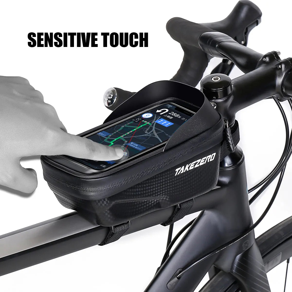 Peris Gems black TAKEZERO A2 Mountain Bicycle Bag - Hard Shell EVA Front Bar Bag for Road Bikes, Mobile Phone Handlebar Bag - Cycling Equipment TAKEZERO A2 Mountain Bicycle Bag - Hard Shell EVA Front Bar Bag for Road Bikes, Mobile Phone Handlebar Bag - Cycling Equipment SHEIN Amazon Temu
