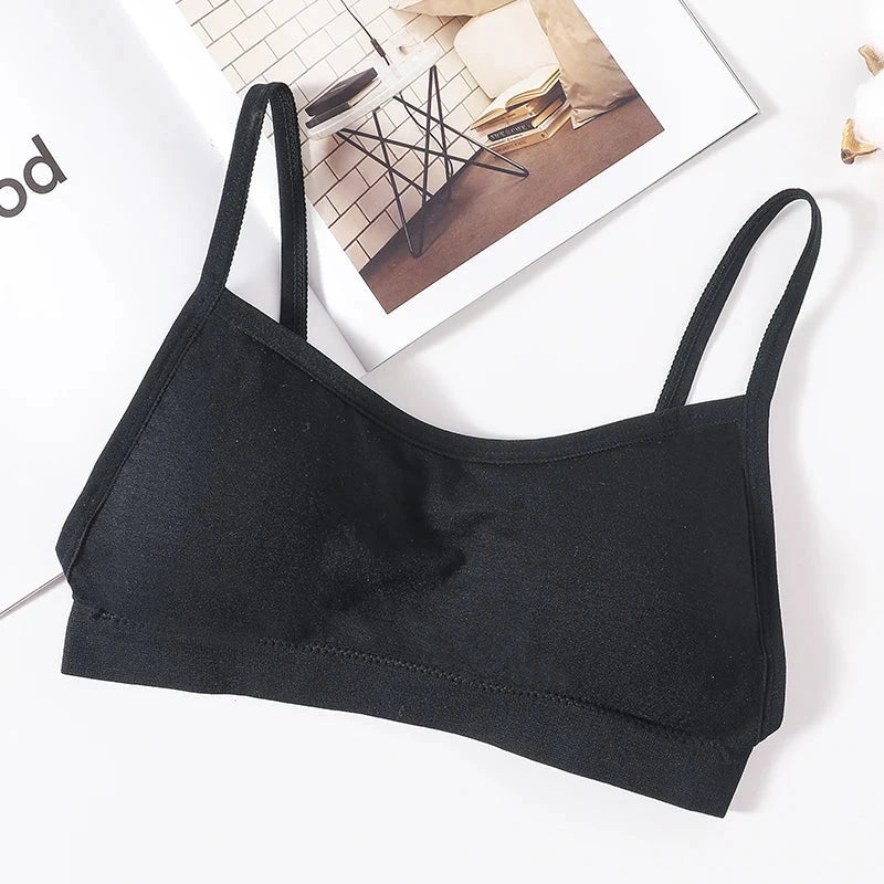 Peris Gems black / XL Seamless Tube Top Bra Backless Non-Wire Underwear Sexy Lingerie Women&