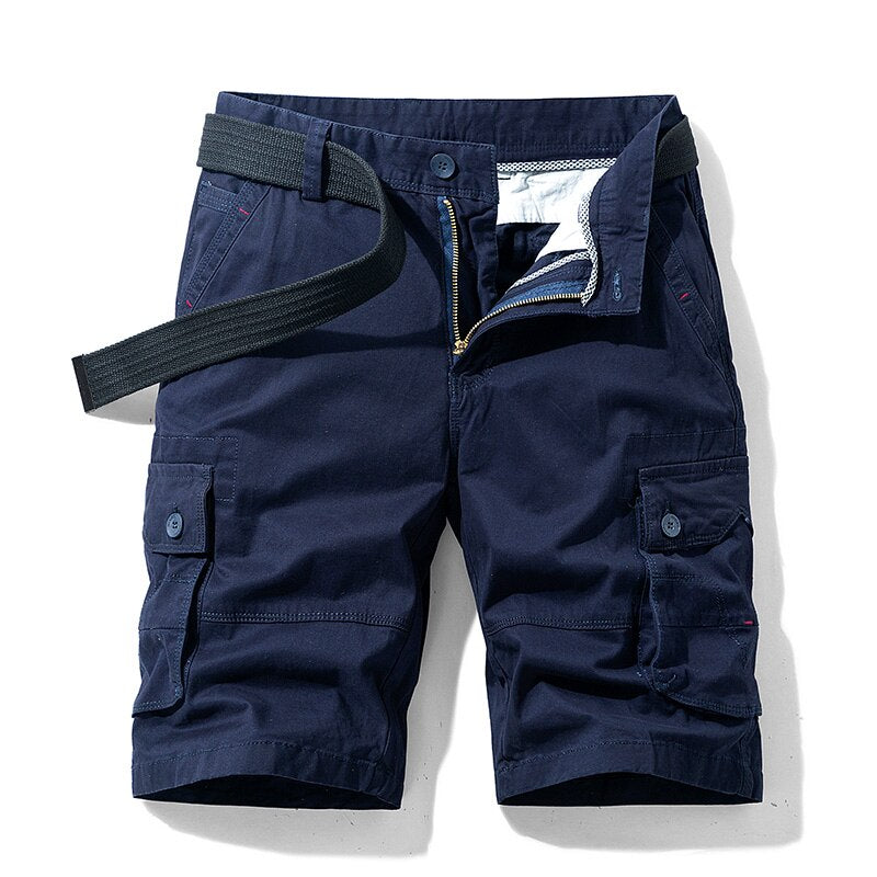 Peris Gems Blue 01 / 28 Classic Pocketed Cotton Camo Cargo Shorts for Men SHEIN Amazon Temu