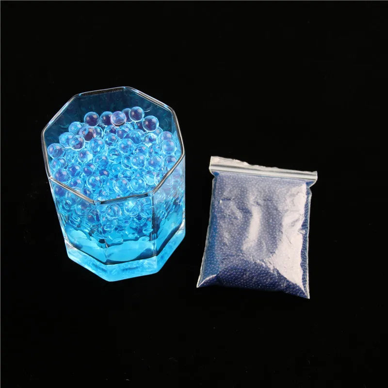 Peris Gems Blue 10000 Pcs/Bag Home Decor Pearl Shaped Crystal Soil Water Beads Bio Gel Ball For Flower/Weeding Mud Grow Magic Jelly Balls SHEIN Amazon Temu