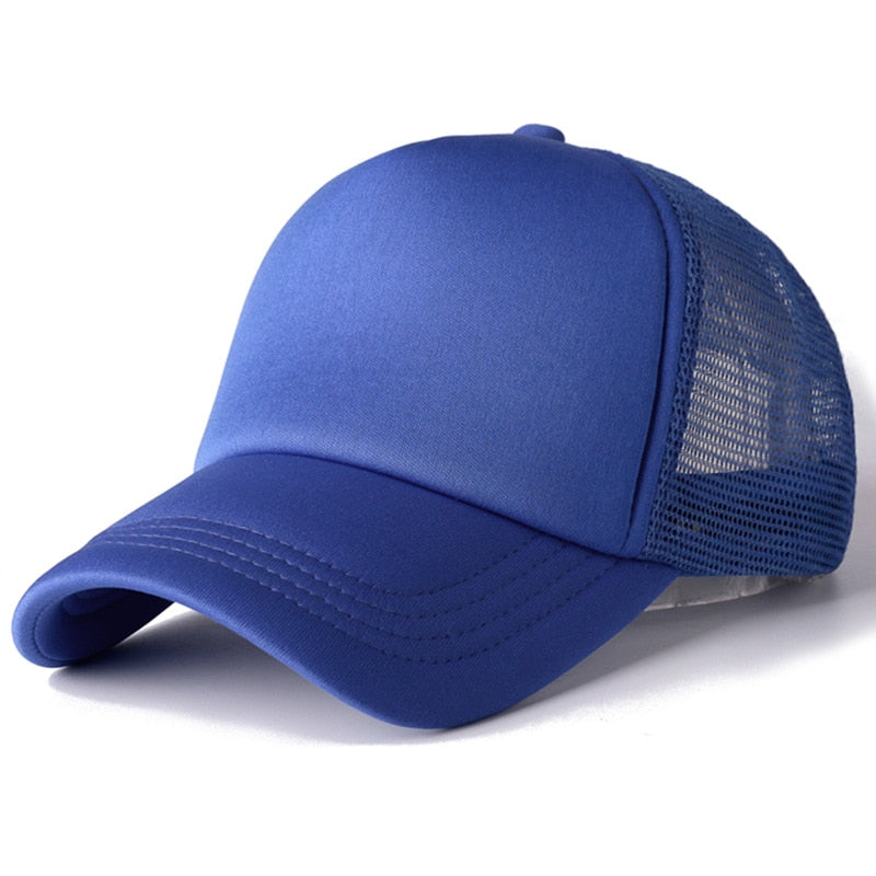 Peris Gems Blue / 54cm-60cm Casual Plain Mesh Baseball Cap Unisex | Adjustable Snapback Hats Casual Plain Mesh Baseball Cap Unisex | Adjustable Hats SHEIN Amazon Temu