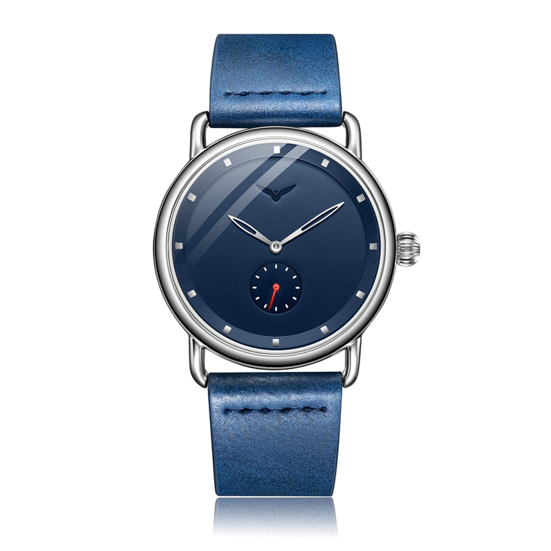 Peris Gems blue Casual Simple and Luxurious Slim Leather Watches for Men SHEIN Amazon Temu