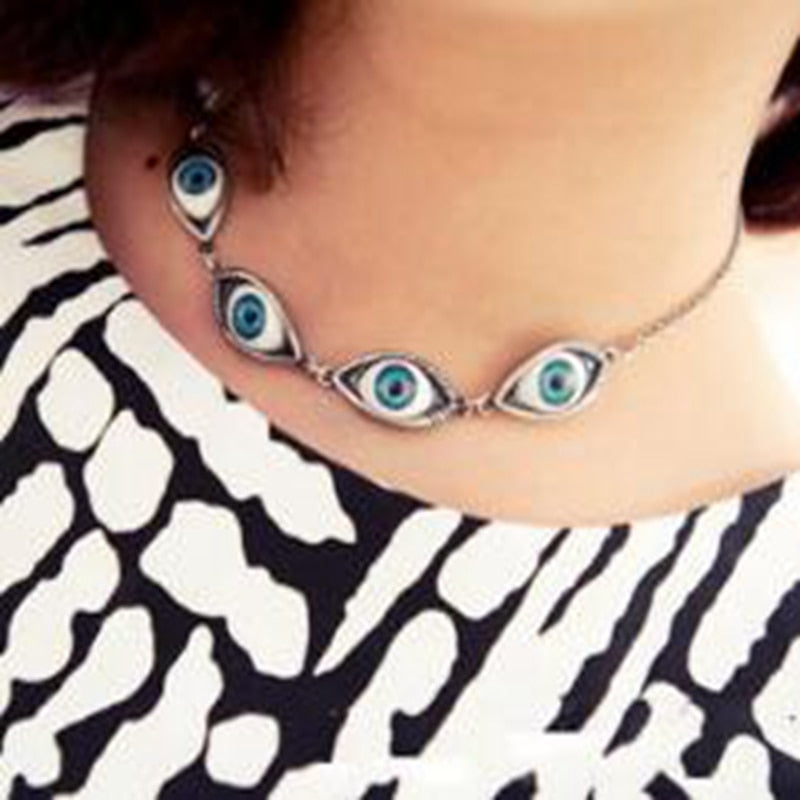 Peris Gems Blue Evil Eye Choker Necklace for Women | Protective Necklaces Blue Evil Eye Choker Necklace for Women Protective Necklaces SHEIN Amazon Temu