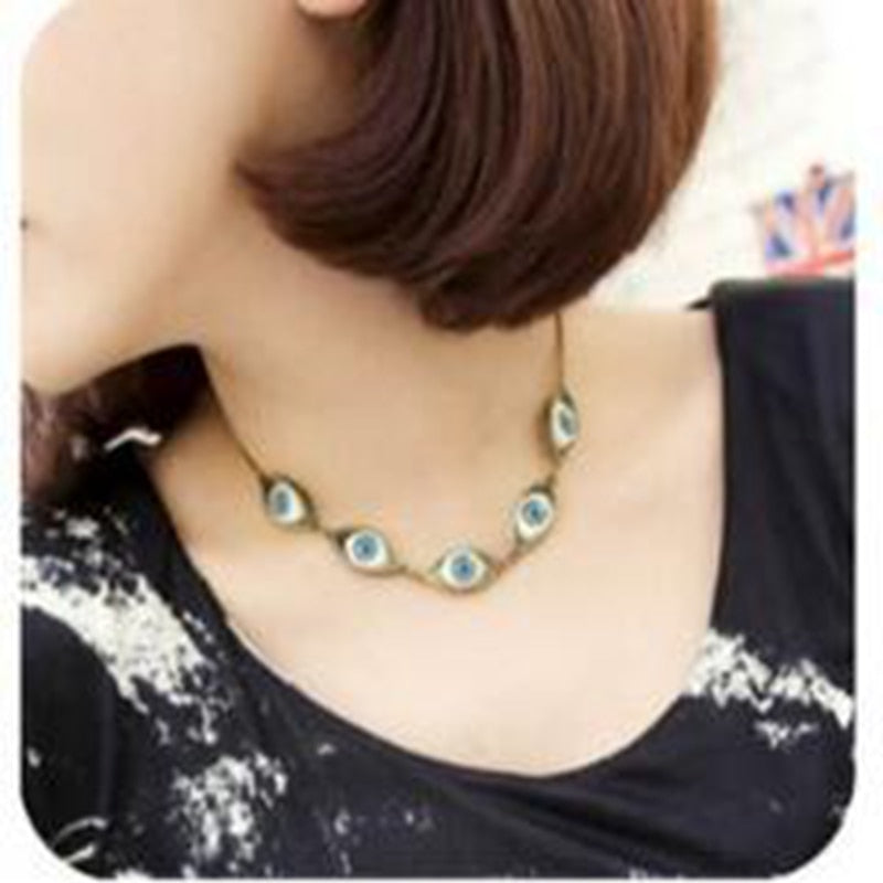 Peris Gems Blue Evil Eye Choker Necklace for Women | Protective Necklaces Blue Evil Eye Choker Necklace for Women Protective Necklaces SHEIN Amazon Temu