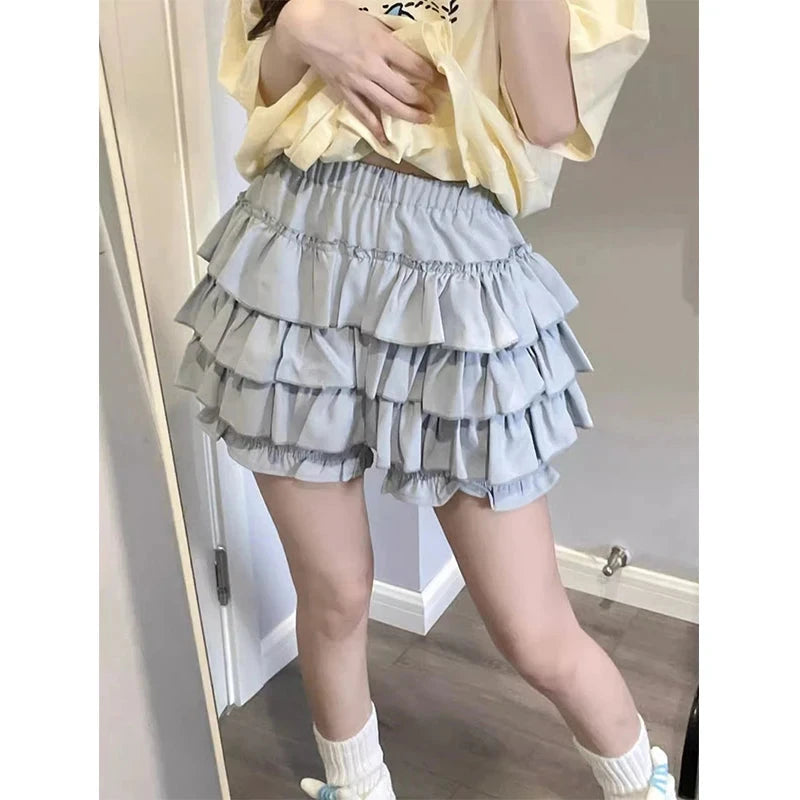 Peris Gems Blue / L MEXZT Y2K Sweet Ruffles Mini Skirt Women Kawaii Lolita Bow A Line Skirts Harajuku Japanese High Waist Pink White Ball Gown Skirt MEXZT Y2K Sweet Ruffles Mini Skirt Women Kawaii Lolita Bow A Line Skirts Harajuku Japanese High Waist Pink White Ball Gown Skirt SHEIN Amazon Temu